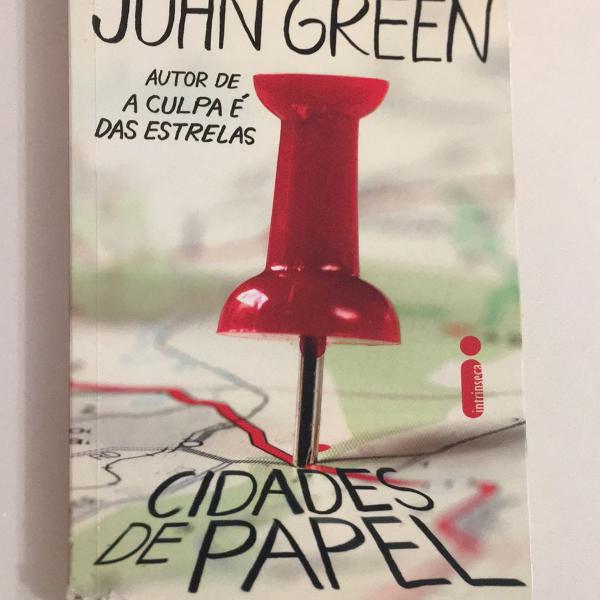 livro cidades de papel, john green