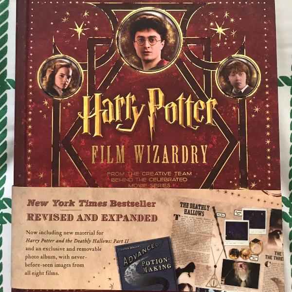livro harry potter film wizardry novo (em inglês)
