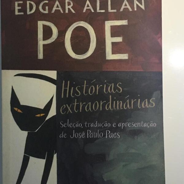 livro "histórias extraordinárias" edgar allan poe