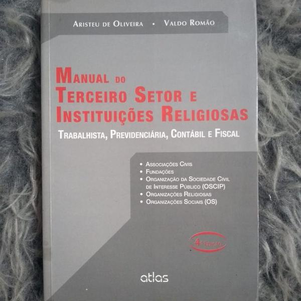 livro - manual do terceiro setor e instituições religiosas