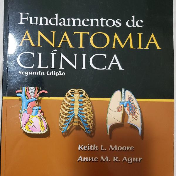 livro medicina fundamentos da anatomia clínica Moore 2a