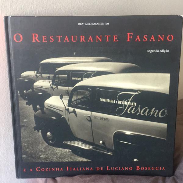 livro - o restaurante fasano e a cozinha italiana de luciano
