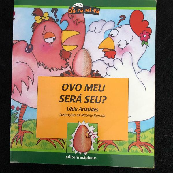 livro ovo meu será seu?