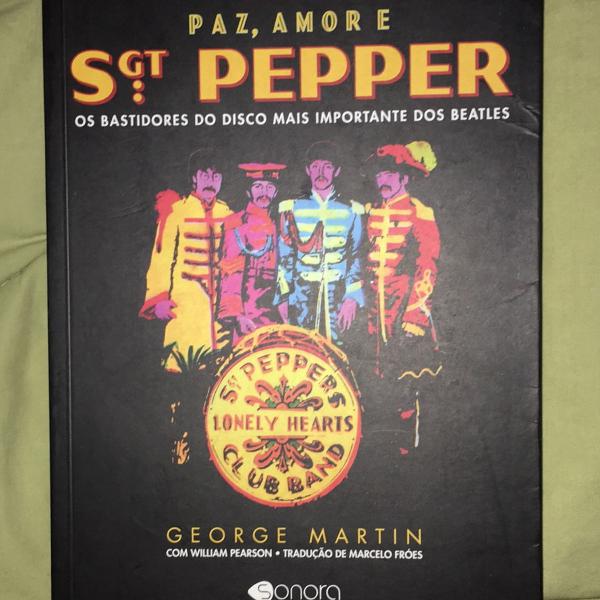 livro paz amor e sgt peppers