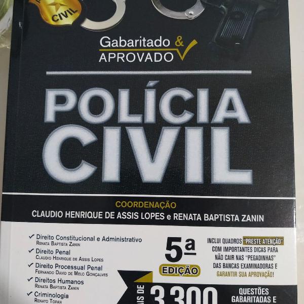 livro questões polícia civil