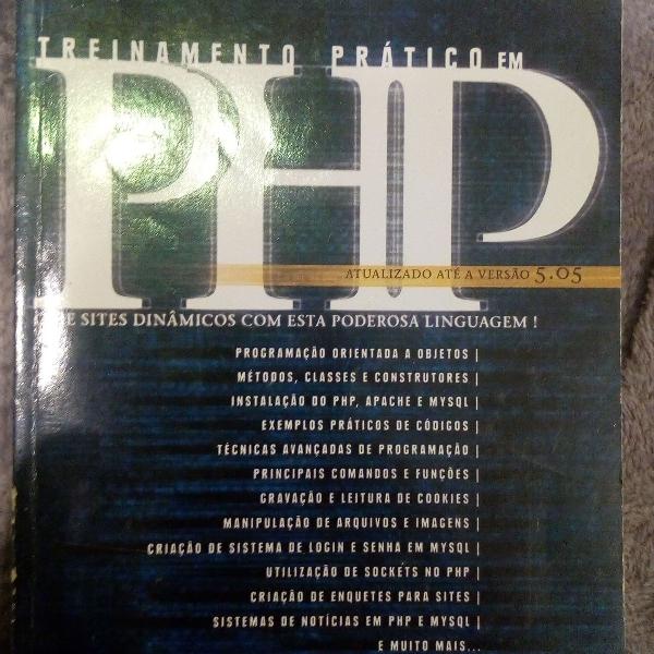 livro "treinamento prático em php, crie sites dinâmicos