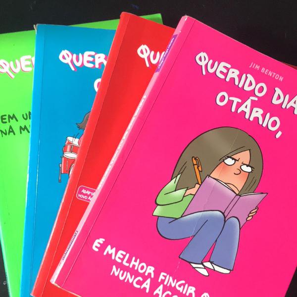 livros meu querido diário otario 1,2,7 e 9