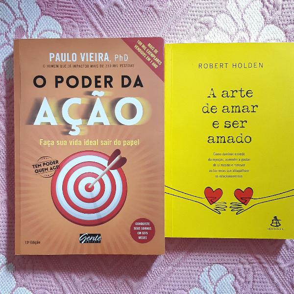 livros o poder da ação e a arte de amar e ser amado