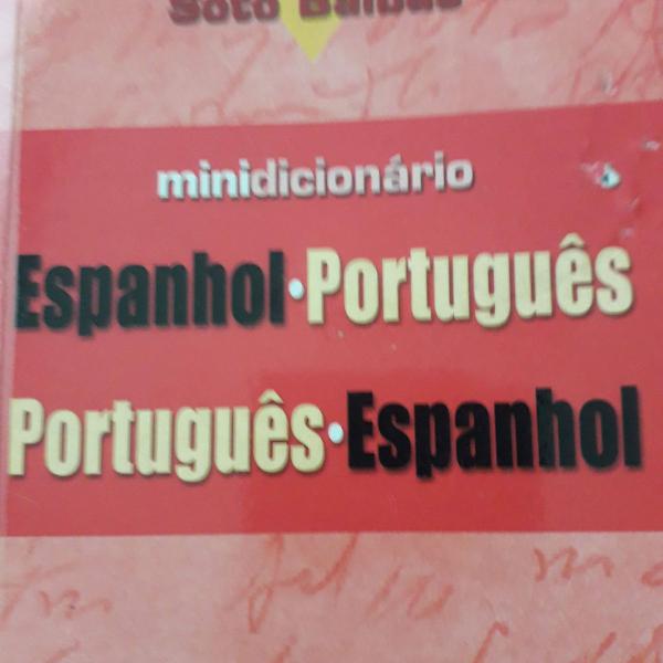 minidicionário espanhol