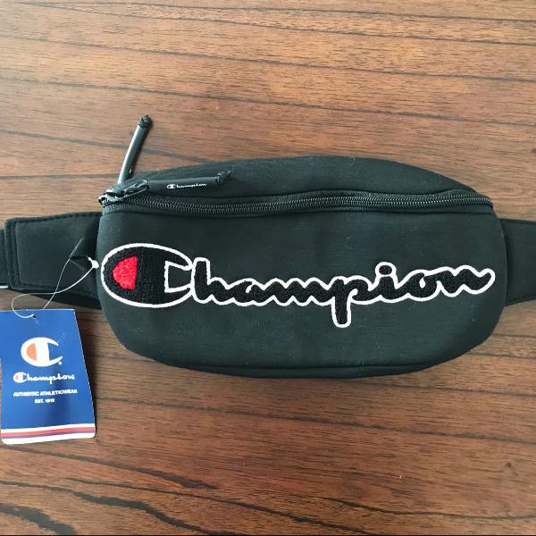 nova!] pochete champion neoprene preta masculina