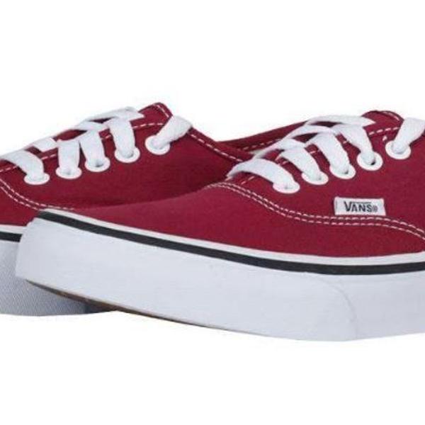 tênis vans authentic bordô