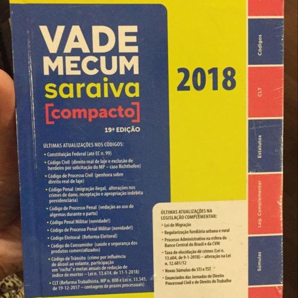 vade mecum compacto - 2018 lacrado