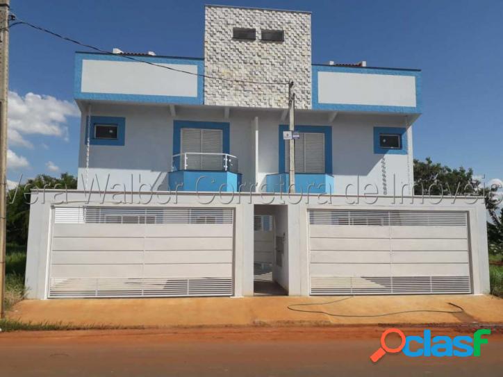 Apto 2 dorm com quintal privativo Jd Modena Tatui