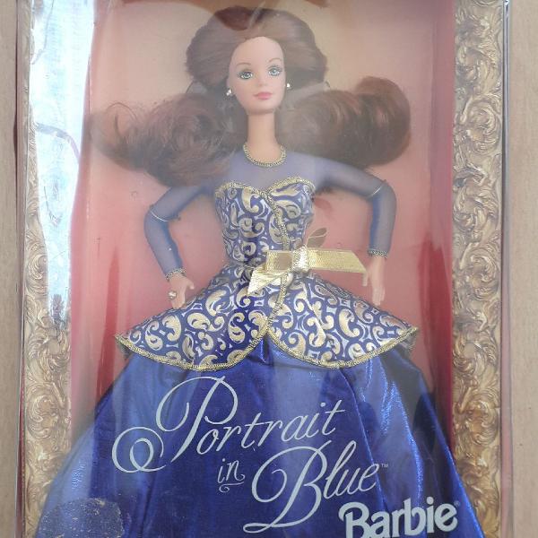 Barbie Portrait in blue