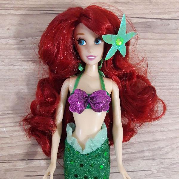 Boneca Ariel - A Pequena Sereia