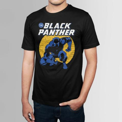 Camisa, Camiseta Panter Negra Marvel