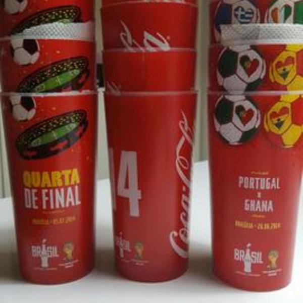 Copos Coca-Cola Copa do mundo