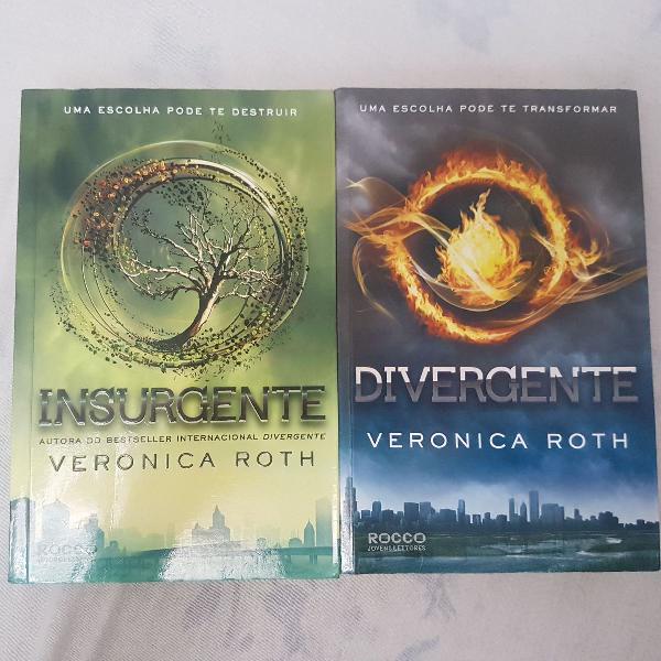 Divergente" e "Insurgente", de Veronica Roth [livro]