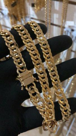 Joias banhandas a ouro 18k com garantia