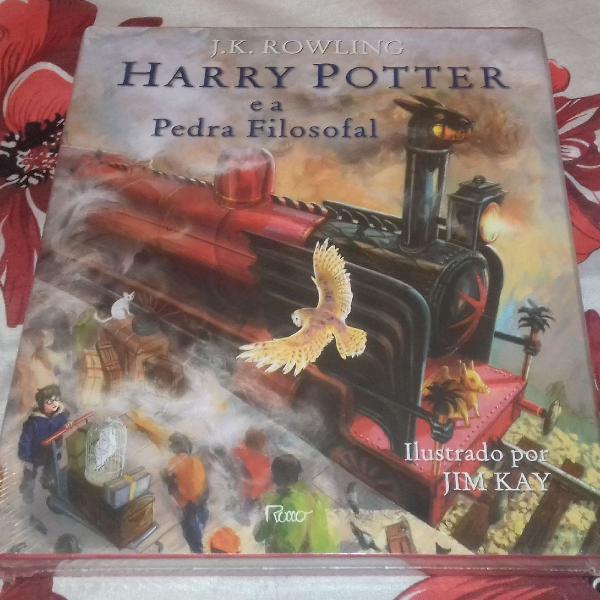 Livro Harry Potter e a Pedra Filosofal (ILUSTRADO)