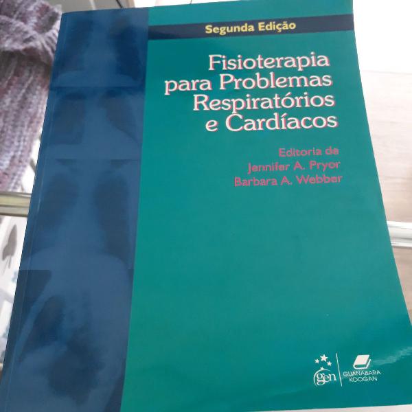Livro fisioterapia para problemas respiratórios e