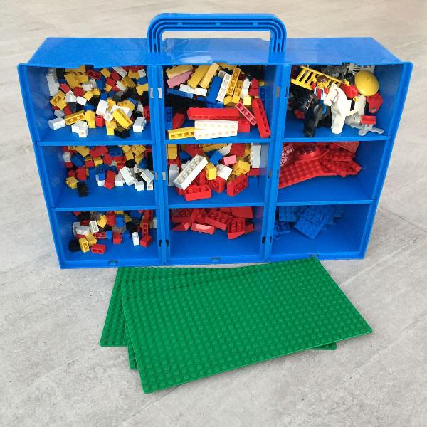 Maleta Lego System 565 Com 609 Peças + 3 Placas