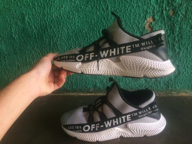 Prophere Adidas X Off-White cinza ACartão