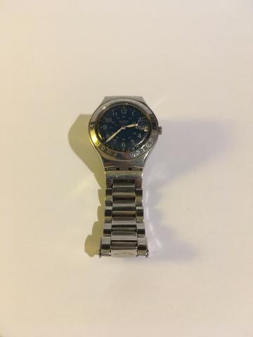 Relógio suíço Swatch Original Usado Metal com Ponteiros