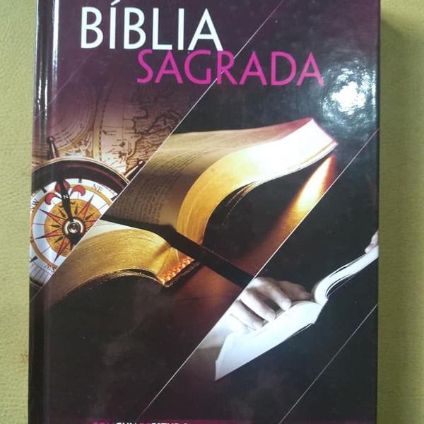 bíblia sagrada com guia de estudo bíblia fácil - ra06m