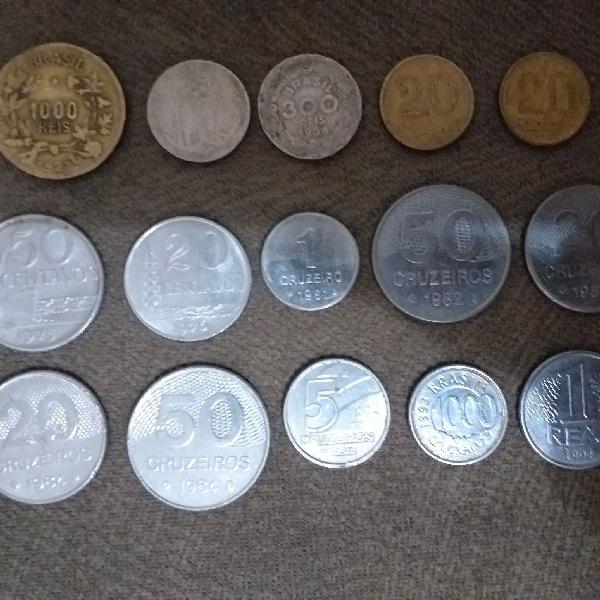 coleção raridade moedas brasil desde 1927 até 1994 "plano