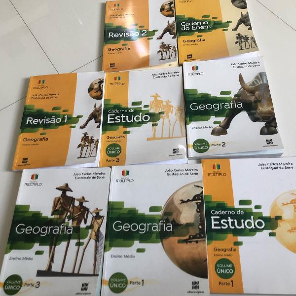 conjunto livros geografia