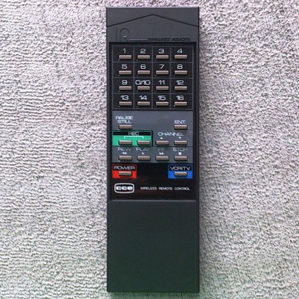 controle remoto original video cassete cce wireless remote