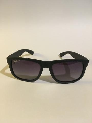 culos Ray-Ban Cor preta fosca Rubber wayfarer