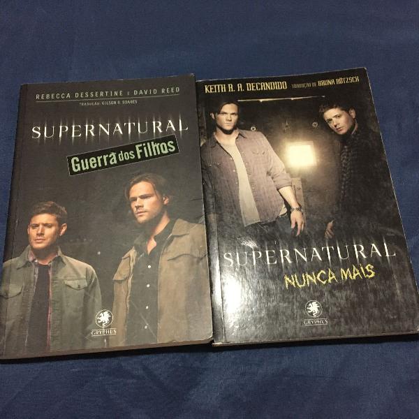 dois livros "supernatural"