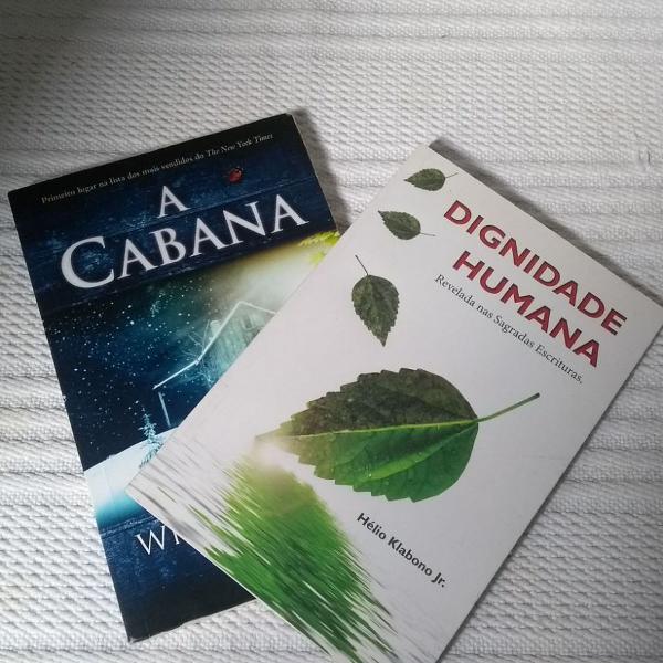 kit de livros cristãos (a cabana e dignidade humana)