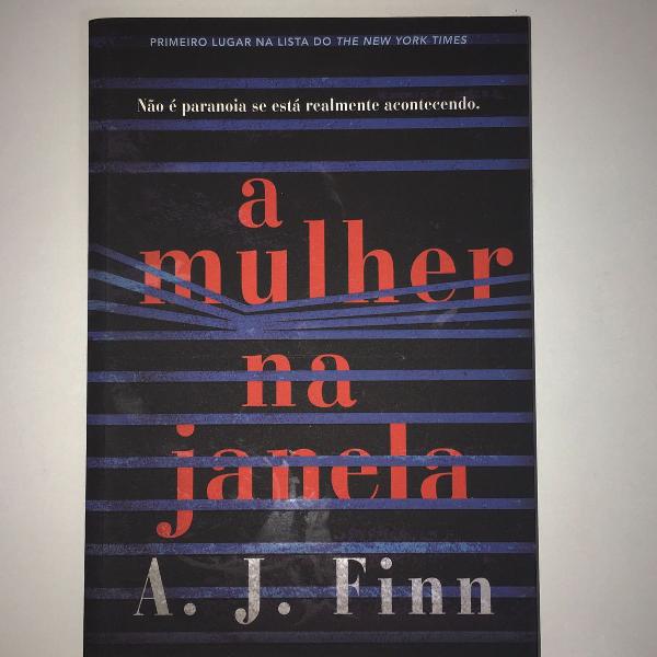 livro a mulher na janela + livro bunker