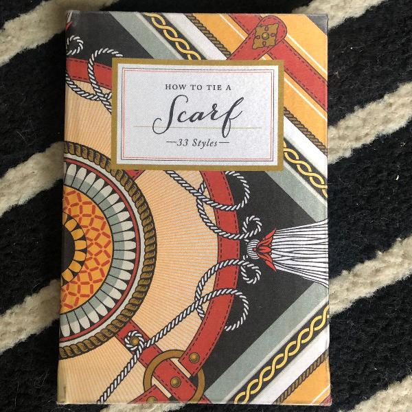 livro how to tie a scarf