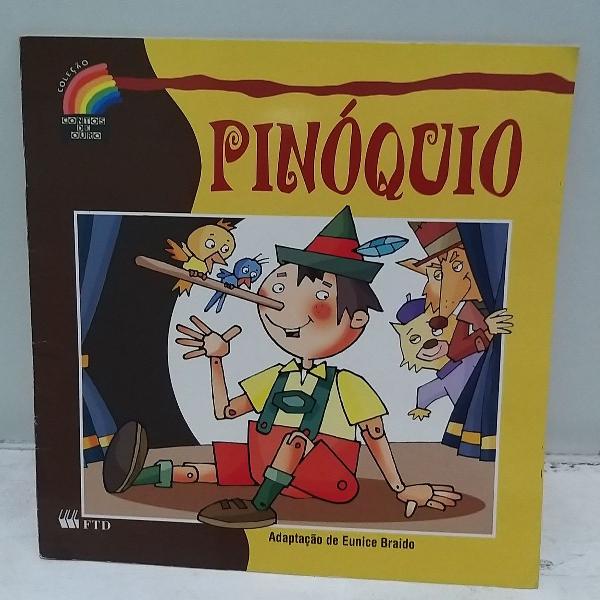 livro infantil Pinóquio. clássico