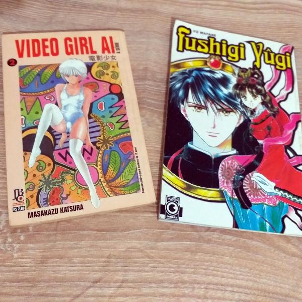 mangá video girl ai vol 2 + fushigi yugi vol 1