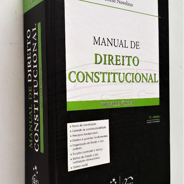 manual de direito constitucional - volume único - 8ª