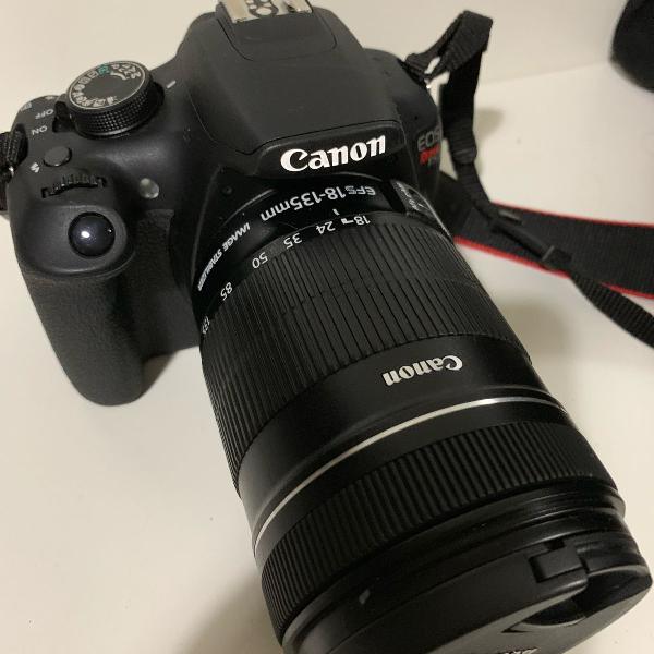 máquina fotográfica profissional canon t5