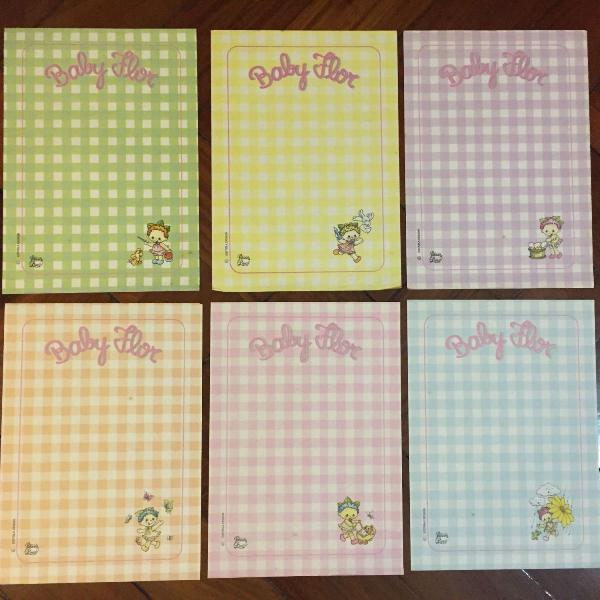papel de carta - baby flor