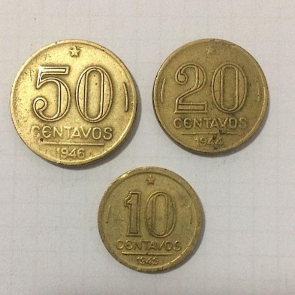 para colecionadores : três moedas antigas