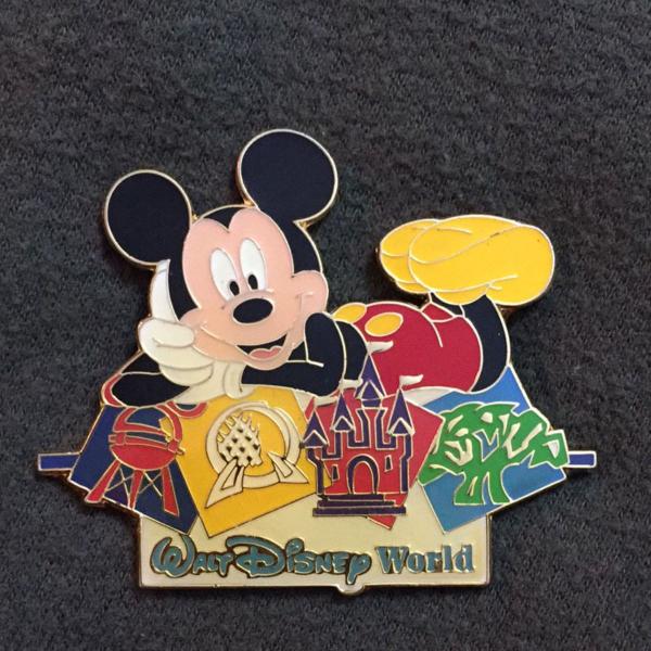 pin botton mickey walt disney world