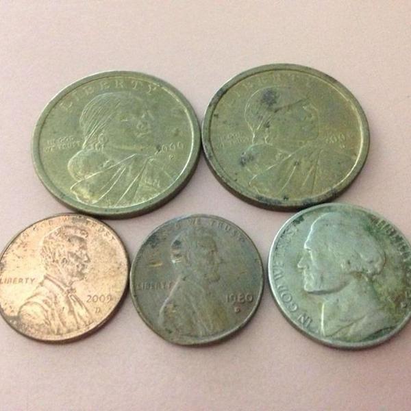 5 moedas dollar one dollar one e five cents ler tudo 149