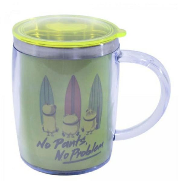 Caneca Minions Paradise Verde