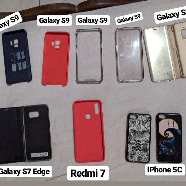 Capas celular Galaxy S9, Galaxy S7, iPhone 5C, Redmi 7