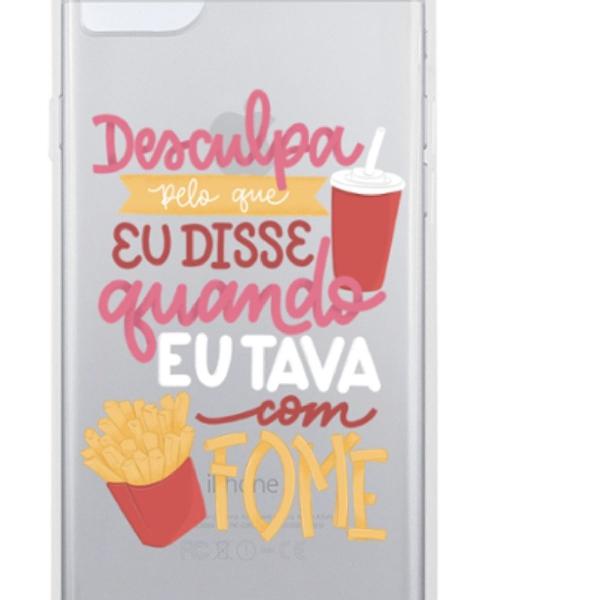 Capinha para celular Eu Tava Com Fome - Samsung Galaxy S7