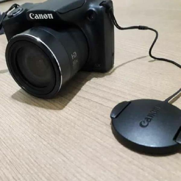Câmera digital canon powershot sx400is preta 16mp, lcd 3.0,