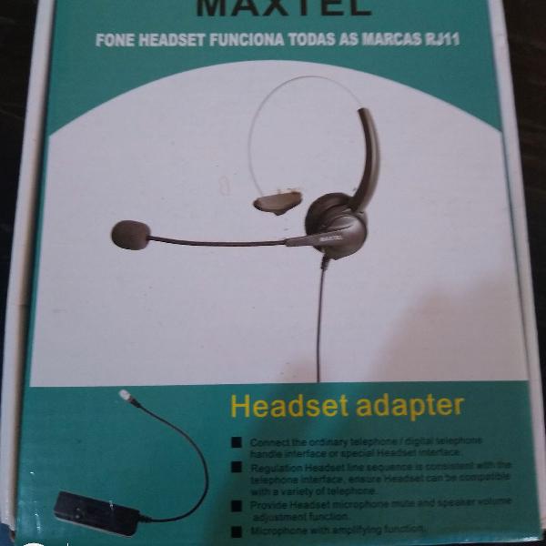 Fone Headset Maxtel